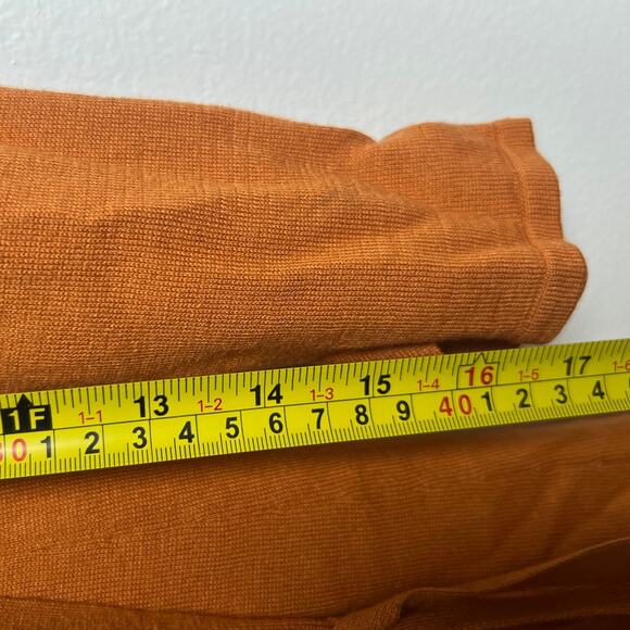 Vintage Maria Sartini Cashmere Orange Women's Size 42 Cardigan - Picture 5 of 7